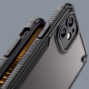 Matinis apsauginis dėklas telefonui iPhone 11 juodas