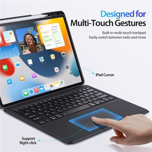 Dėklas su klaviatūra Dux Ducis DK Apple iPad Air 13 2024/iPad Air 13 2025/iPad Pro 12.9 2018/2020/2021/2022 juodas