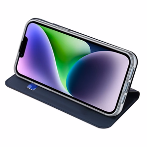 Dux Ducis чехол-кошелёк Skin Pro для iPhone 15 Plus синий