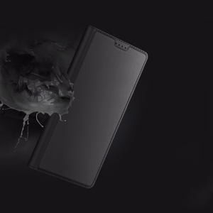 Dux Ducis Skin Pro dėklas Realme 11 Flip kortelių dėklas su stovu - juodas