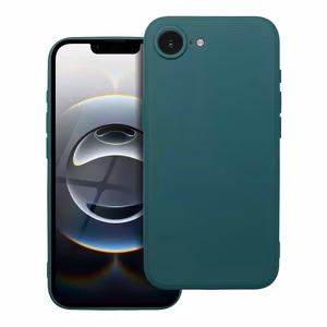 Чехол для iPhone 16e (SE 4 2025) / 17e, матовый тёмно-зелёный