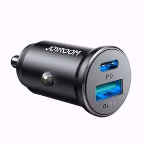 Automobilinis įkroviklis Joyroom JR-CCN05 USB-C/USB-A 30W juodas