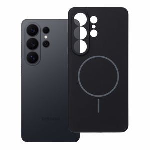 Чехол для Samsung S26 ULTRA Силиконовый 2 мм совместимый с MagSafe чёрный