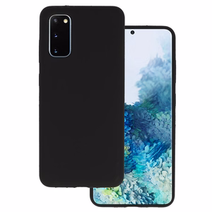 Dėklas silikoninis Lite telefonui Samsung Galaxy S20 juodas