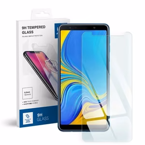 Tempered glass to Samsung Galaxy A7 2018 Blue Star