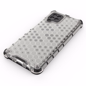 Honeycomb dėklas šarvuotas su TPU buferiu Samsung Galaxy A42 5G žalias