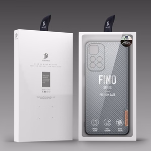 Dux Ducis Fino dėklas telefonui dengtas nailono medžiaga Poco M4 Pro 5G mėlyna
