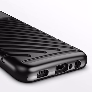Thunder Case lankstus tvirtas atsparus dėklas TPU dėklas Samsung Galaxy A03s juodas