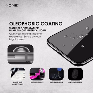 X-ONE Pilnas Dangtis Itin Stiprus Matinis - iPhone 11 Pro Max (pilnas klijavimas) grūdintas stiklas 9H