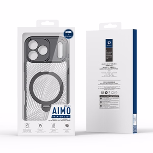 Чехол Dux Ducis Aimo Mag Stand совместимый с MagSafe для iPhone 17 Pro Max чёрный