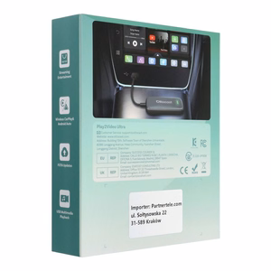 Belaidis CarPlay/Android Auto Adapteris Ottocast Play2Video Ultra juodas
