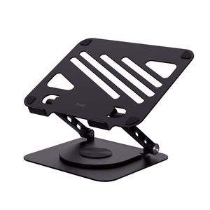 Trust Zeff Metal Black - 40,6 cm (16") nešiojamojo kompiuterio stovas, juodas