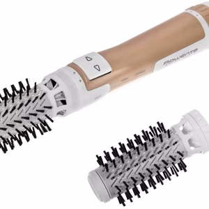 Rowenta Brush Activ CF9520F0 – joninis karšto oro plaukų formuotuvas, 1000 W, 2 temperatūros, baltas / vario spalvos