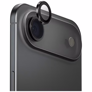 Uniq Optix алюминиевая защита объектива камеры для iPhone 17 Air с аппликатором - чёрный