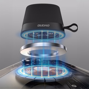 Dudao Y20 Belaidis Garsiakalbis with Magnetic Mount Bluetooth 5.3 - juodas