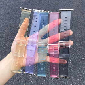 Silicone Strap Bracelet Bracelet Strap Light for Apple Watch 38 / 40 mm - Purple
