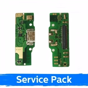 Charging Port Compatible With Samsung T290 Tab A 8.0&amp;#039;&amp;#039; With Flex / Plata (Service Pack)