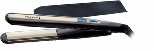 Remington Sleek & Curl S6500 – keraminės plaukų tiesinimo ir garbanojimo žnyplės, iki 230 °C, juodos