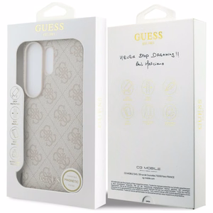 Guess чехол 4G Classic Logo Charm MagSafe для Samsung Galaxy S26 Ultra розовый