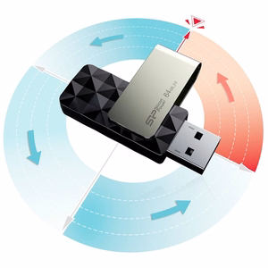 Silicon Power Blaze B30 USB atmintinė 32 GB USB Type-A 3.0 (3.1 Gen 1) juoda