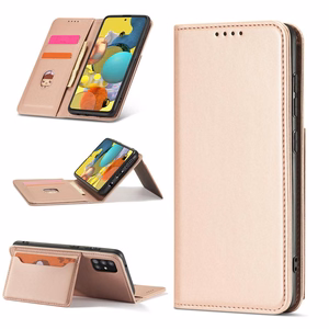 Magnet Card Case чехол для Samsung Galaxy A13 5G кошелёк-чехол с держателем для карт розовый
