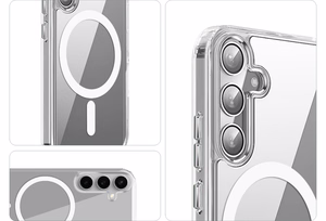 Dėklas telefonui Clear Guard Magnetinis Samsung Galaxy A14 4G / A14 5G permatomas