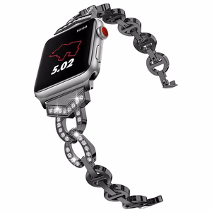 Laikrodžio apyrankės kilpa (f) Apple Watch 38/40/41 dizainas 3 - juoda (f)