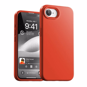 Case Mercury Pure Magsafe Silicon Case Apple iPhone 16e/17e red