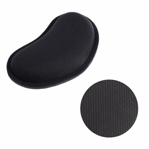 Ergonominis riešo kilimėlis 130 x 78 x 25 mm juodas