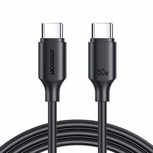 USB кабель Joyroom (S-CC060A9) "USB-C (Type-C) - USB-C (Type-C)" (3A 60W 1m) чёрный