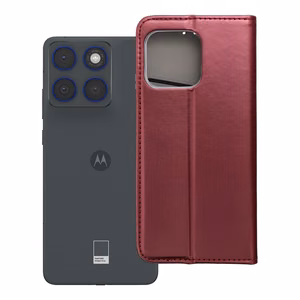 Flip case for Motorola Edge 70 Smart Magneto burgundy