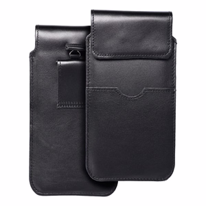 ROYAL - Odinė universali kišenė su dangteliu / juoda - Dydis 3XL - HUAWEI MATE 20X