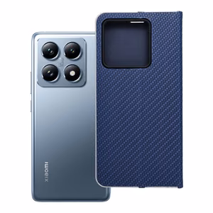 LUNA Book Carbon dėklas telefonui Xiaomi 14T mėlynas