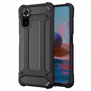 Hybrid Armor бронированный гибридный чехол Xiaomi Redmi Note 11 Pro+ 5G (China) / 11 Pro 5G (China) / Mi11i HyperCharge / Poco X4 NFC 5G чёрный