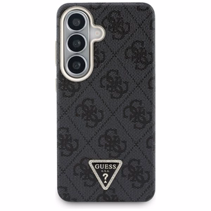 Guess dėklas 4G Triangle Logo MagSafe skirtas Samsung Galaxy S26 juodas