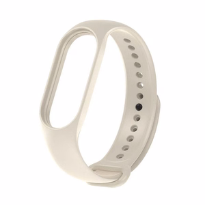 Silikoninis dirželis Xiaomi Mi Band 5 / 6 / 7 smėlinas (11)