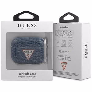Guess GUACAPTPUJULDB AirPods Pro чехол тёмно-синий/тёмно-синий Jeans Collection