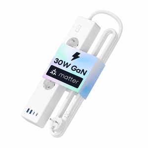 Meross MSP844(EU) išmanusis maitinimo blokas 4 lizdai + 2x USB-A + 2x USB-C (Matter)