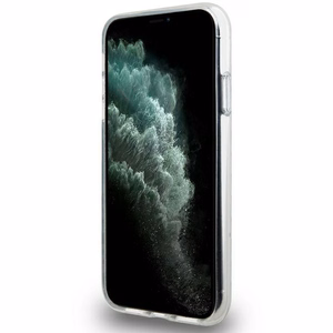 DKNY IML mono ir juostos magnetinis dėklas iPhone 11 / Xr - juodas