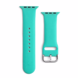 Silikoninis APS dirželis Apple Watch 42/44/45mm, laikrodžio apyrankė - mėtų spalvos