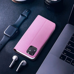 Чехол-книжка для Samsung A50 Sensitive Book розовый