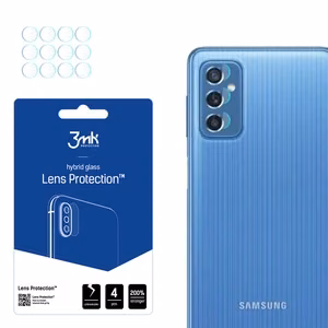 hibridinis stiklas 3MK FLEXIBLE GLASS LENS SAMSUNG GALAXY M52 kamerai 4 vnt..