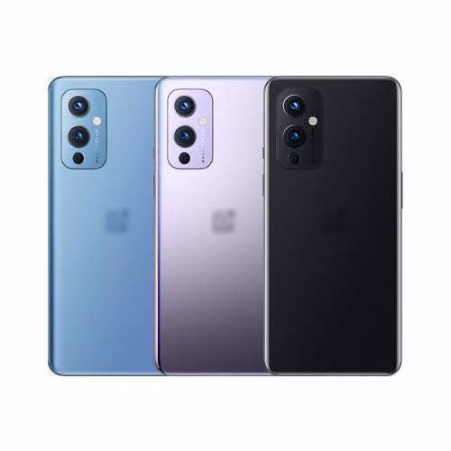 Задняя крышка совместимая с OnePlus 9 / Astral Black / (с линзой камеры) HQ