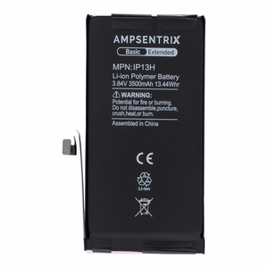 AmpSentrix Basic battery for iPhone 13 (high capacity 3500 mAh)