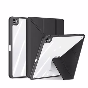 DUX DUCIS dėklas MAGI (m) su pieštuko laikymo vieta skirtas iPad Pro 11 (2024) - juodas (m)