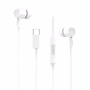 XO laidinės ausinės EP81 USB-C, baltos
