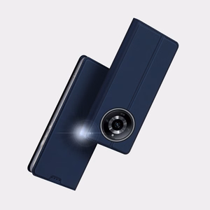 Dux Ducis Skin Pro dėklas Realme 11 Flip kortelių dėklas su stovu - juodas