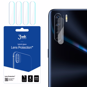 Hibridinis stiklas 3MK Hibridinis stiklas kameros OPPO A91 skirtas kamerai 4 vnt.
