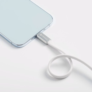 Кабель USB-C — USB-C Forcell F-Energy QC4.0 PD 5A 100W Cafule Flat 1,2 м CCFN23 белый