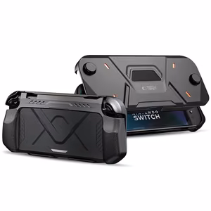 Tech-Protect Carbonox dėklas Nintendo Switch 2 - juodas